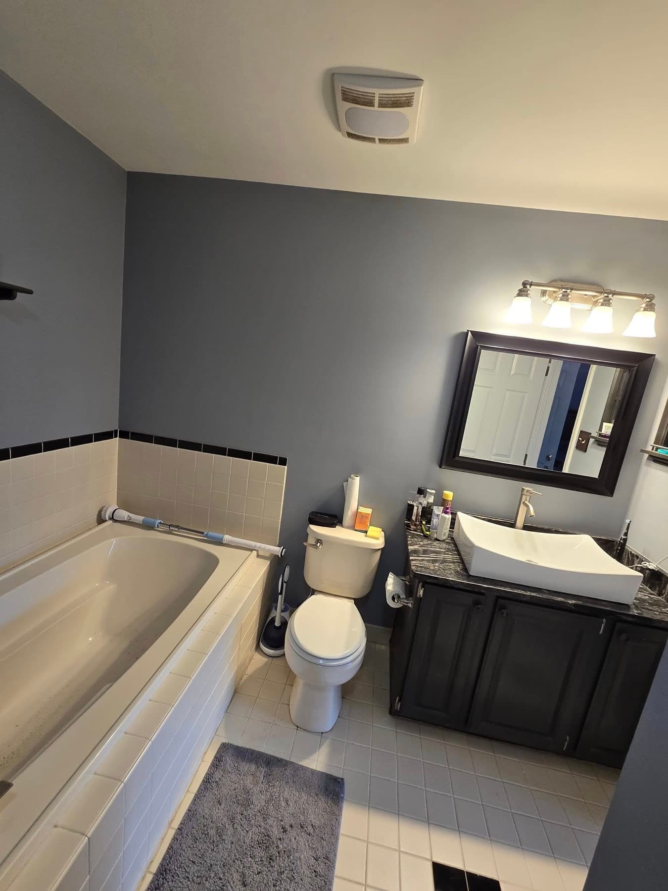 Bathroom before remodeling in Buckingham