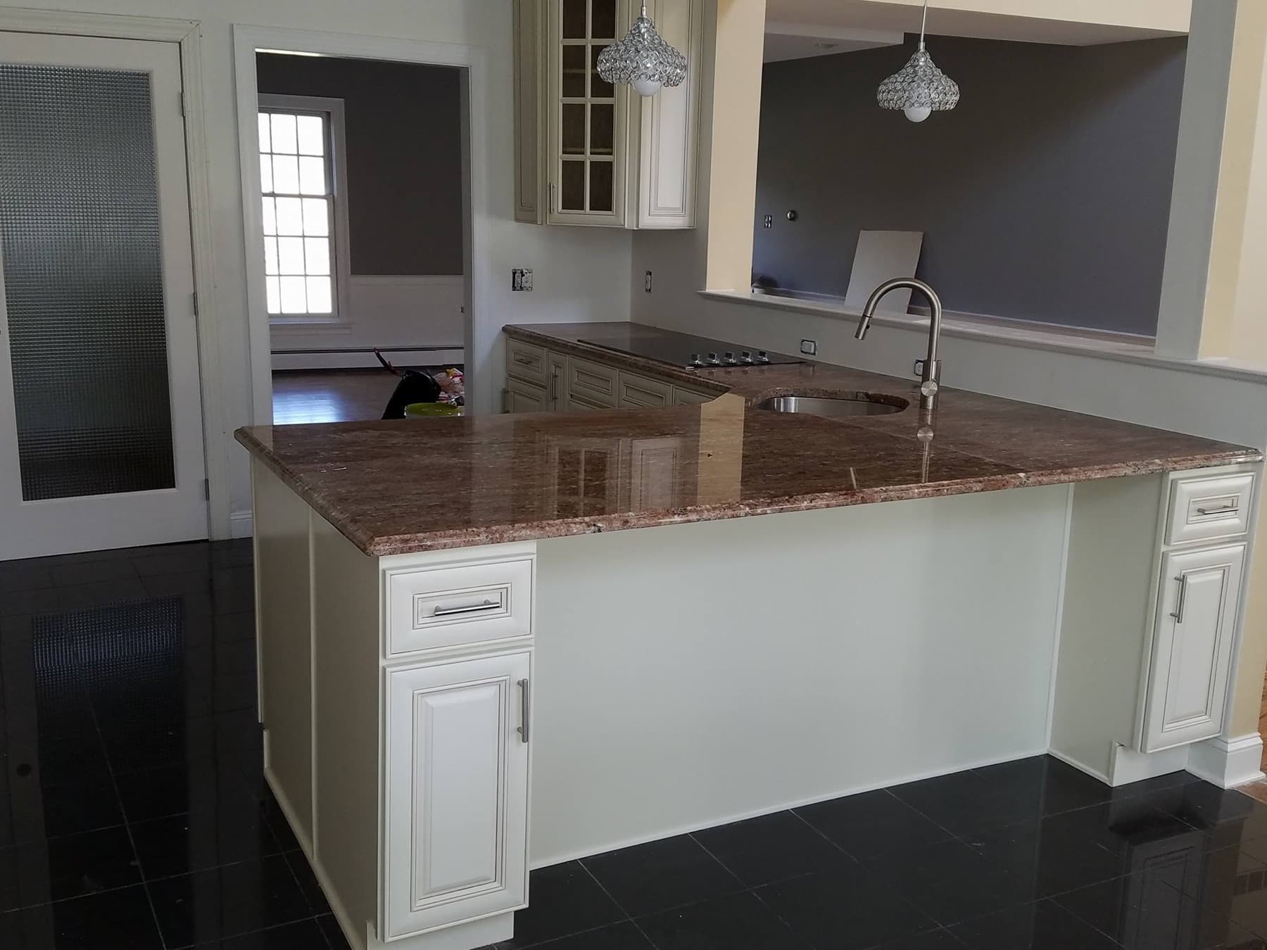 Cabinet detail from a Chalfont kitchen renovation